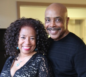 Lorey Hayes as Susan Bradley and Roscoe Orman as Franklin Wright in Lorey Hayes' Power Play. Photo by Will Chang